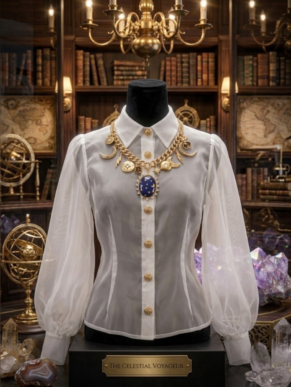 Amazing Celestial American Eagle Vintage Necklace ✨ 🌙